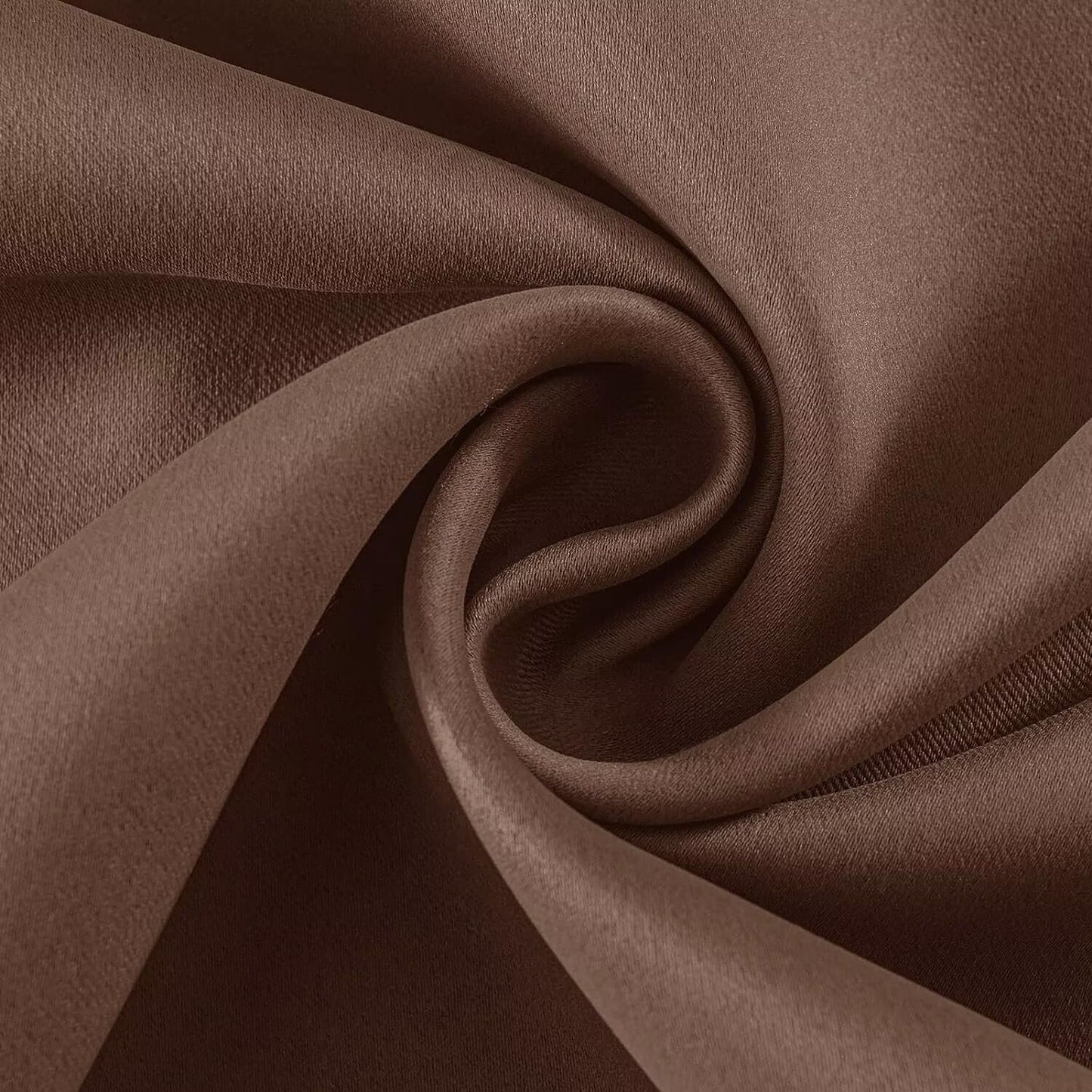 Joydeco Blackout Curtains 72 Inch Length 2 Panels Set, Thermal Insulated Long Curtains& Drapes 2 Burg, Room Darkening Grommet Drapes for Living Room Bedroom Window (W52 x L72 Inch, Brown)