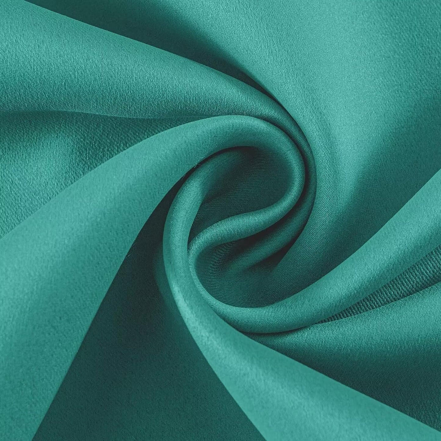 Joydeco Peacock Blue Custom Solid Single Blackout Curtain for Bedroom and Living Room, Grommet Thermal Insulated Room Darkening Curtain 1 Panel (Custom Size,Peacock Blue)