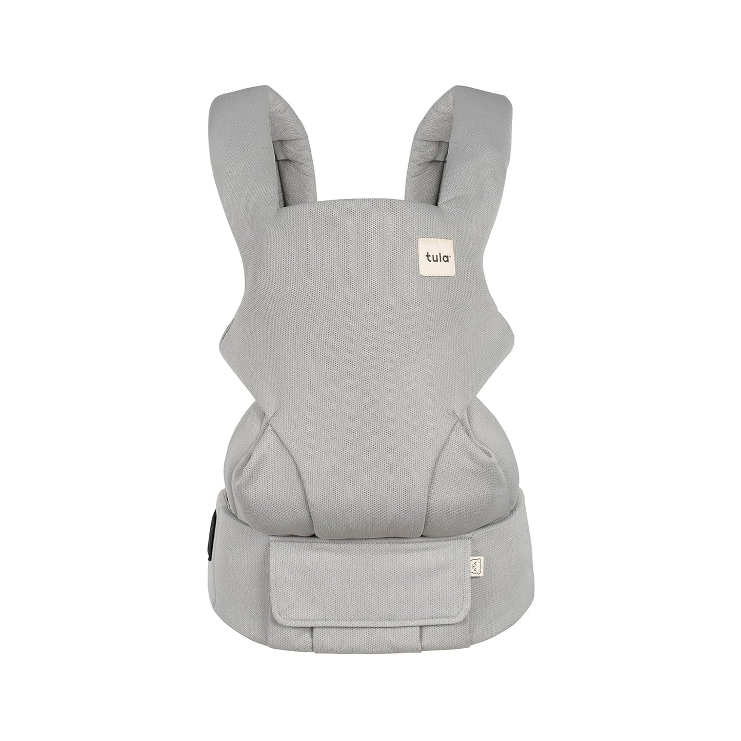Baby Tula Explore Carriers - Breathable Baby Carrier Newborn to Toddler - Adjustable Toddler Carrier - Multiple Ergonomic Positions Front and Back - Ergonomic Fit for 7-45 lb - Mesh, Overcast