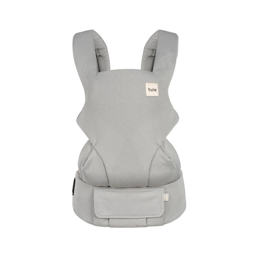 Baby Tula Explore Carriers - Breathable Baby Carrier Newborn to Toddler - Adjustable Toddler Carrier - Multiple Ergonomic Positions Front and Back - Ergonomic Fit for 7-45 lb - Mesh, Overcast