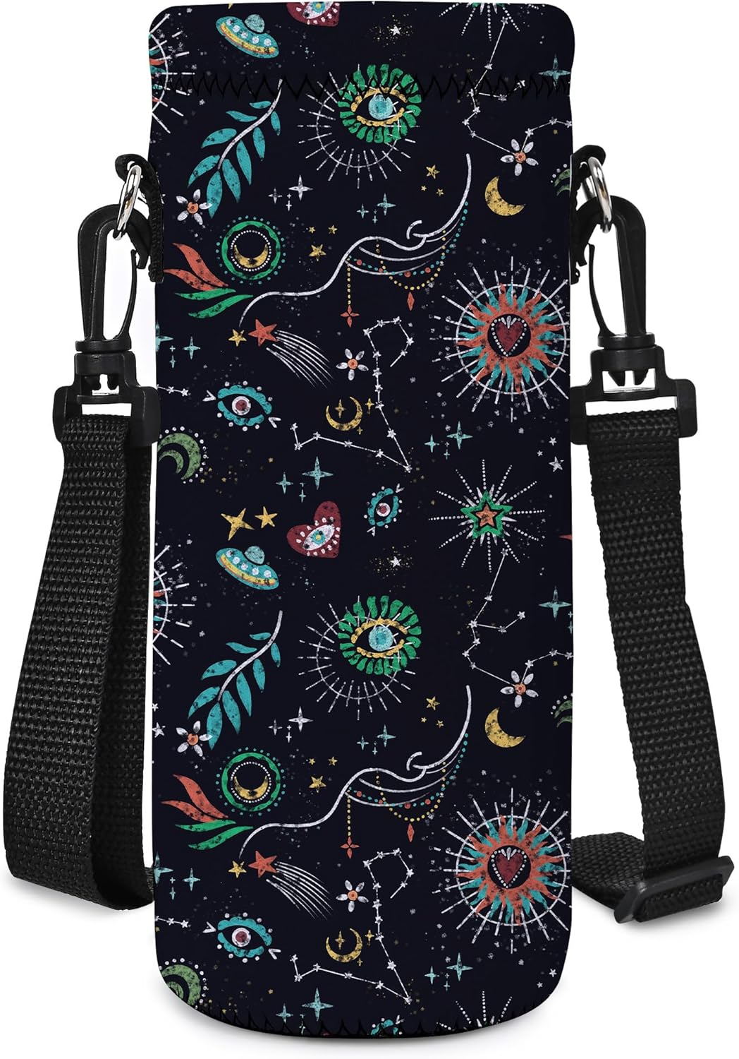 AUPET Water Bottle Bag Carrier,24oz/32oz Insulated Neoprene bottle Sling Holder Case Pouch Cover for 1000ML/750ML Bottles with Shoulder Strap for walking