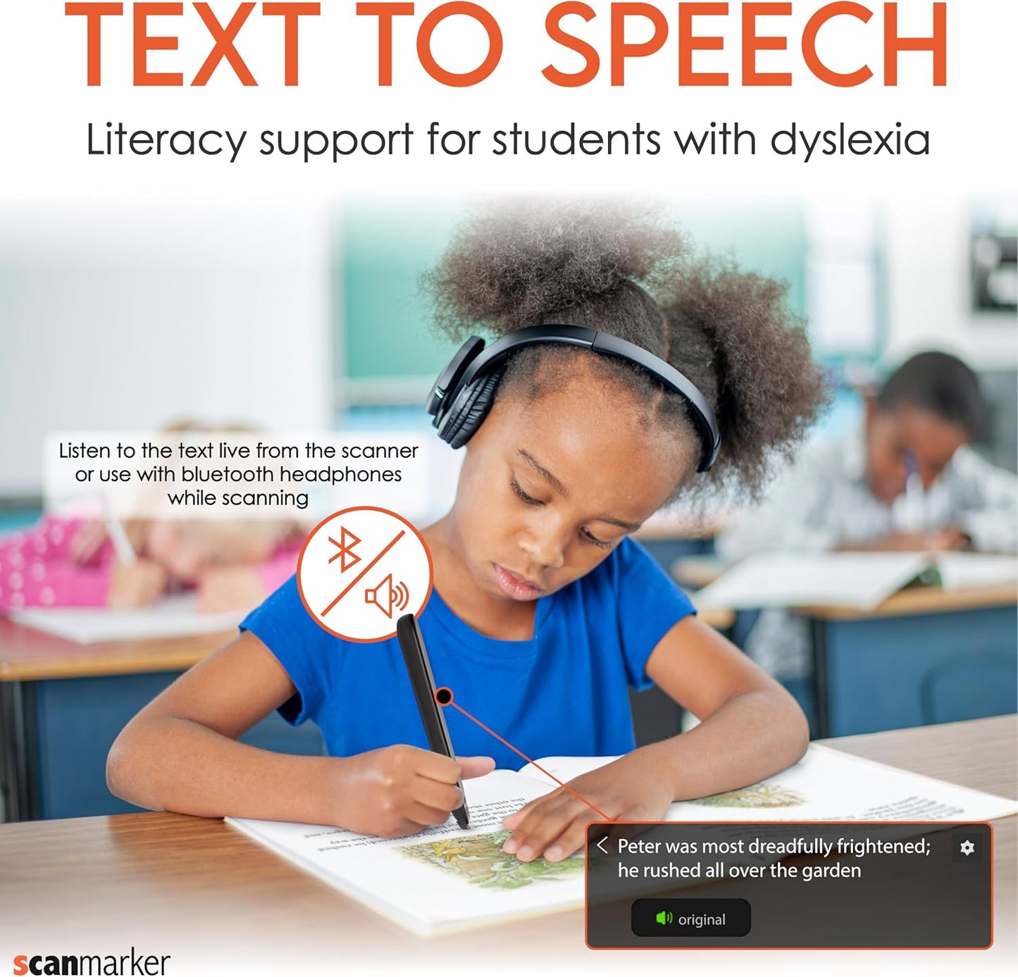 Scanmarker Pro | Translation Pen & Reading Pen for Kids & Adults | Assistive Tool & Language Translator Device for Dyslexia, Reading Support & Language Learners | Translator Pen for 100 Languages