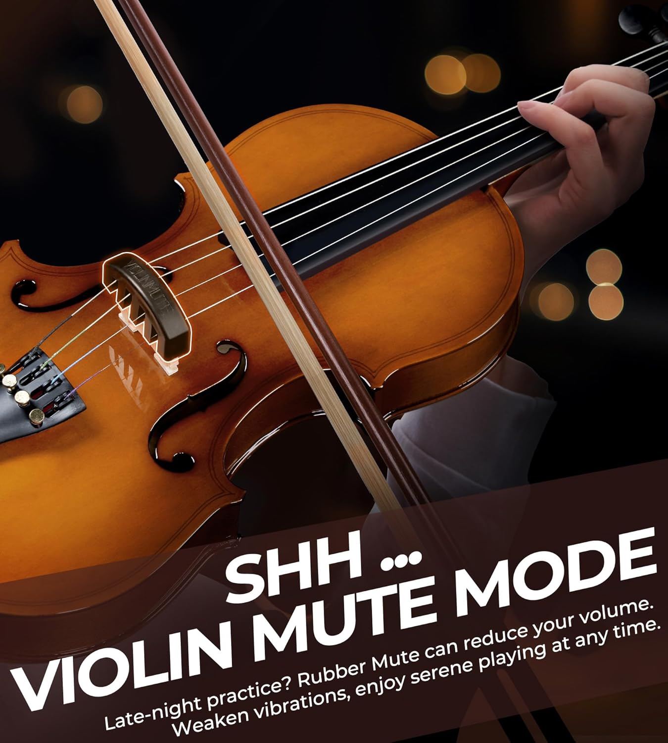 Vangoa Violin 3/4 Size for Kids Full Set, Beginners Fiddle Three Quarter Bundle Acoustic Violins Starter Kit Package w/Side Solidwood, Hard Case for School Students, Childrens, Adults Ages 9-11