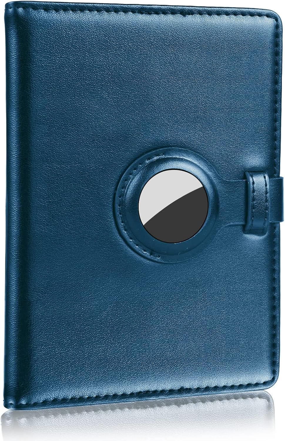 Passport Holder and Vaccine Card Holder Combo with Passport Cover Wallet Travel Passport Wallet Case for Men and Women (Blue)