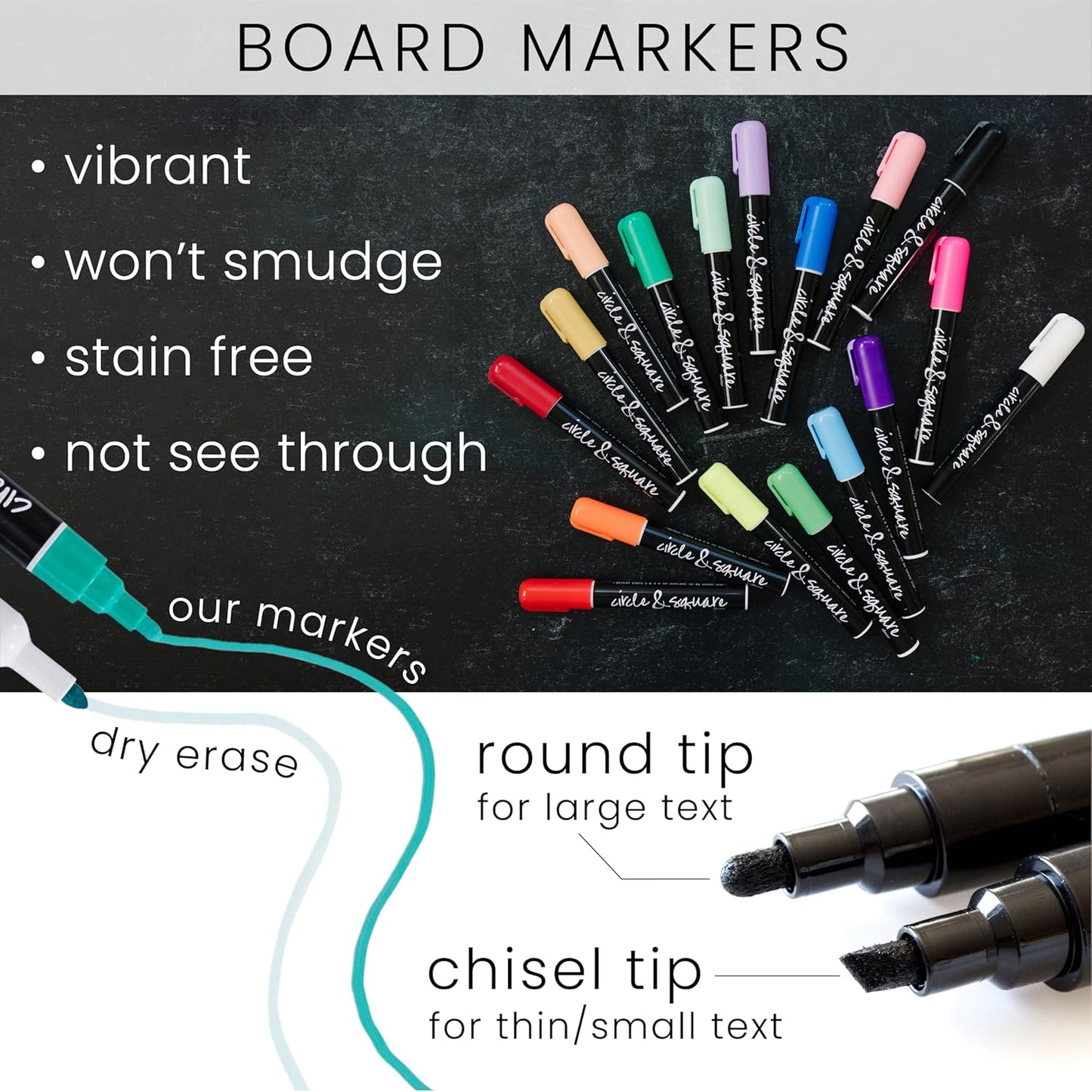 Personalized Clear Acrylic Calendar for Wall, Calendar Whiteboard for Wall, Dry Erase Wall Calendar, Wall Calendar Organizer System for Home (Block, Navy, 23"W x18.5"H)