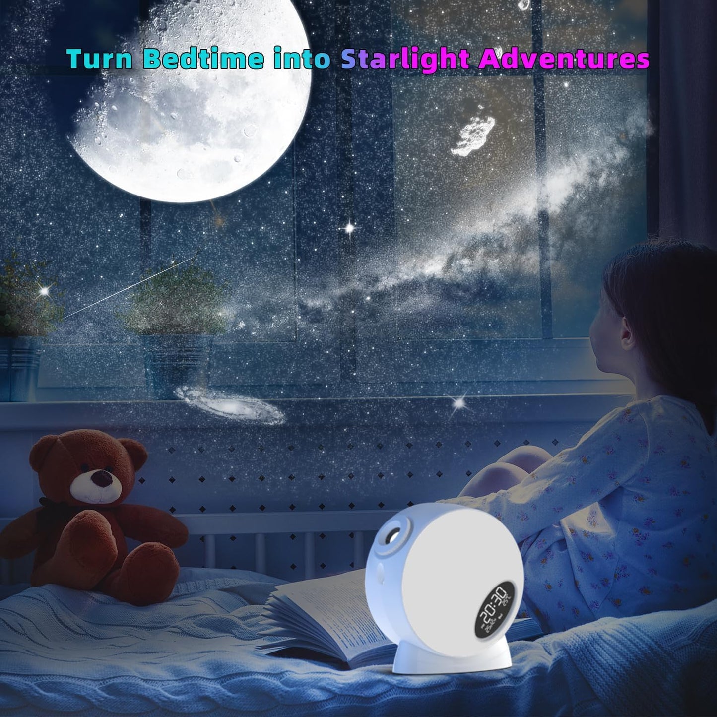 Galaxy Projector,Flevo Star Projector,Bedroom Night Light for Kids,Home Planetarium with Remote Control,13 Film Discs 4K HD,for Kids Bedroom Ceiling Home Living Room Decor Birthday Gifts