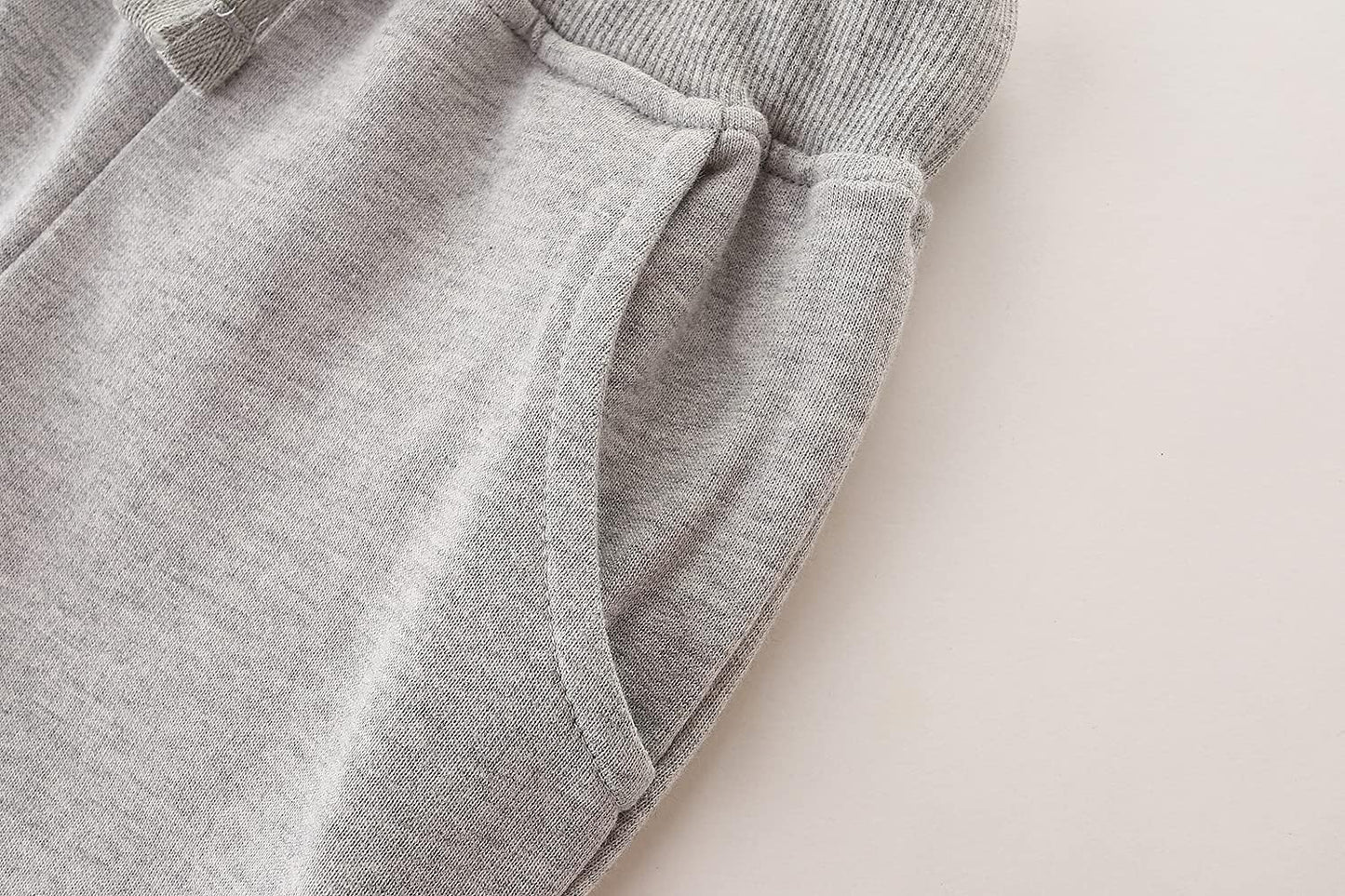 Bumeex Baby and Toddler Boys' 2-Pack Pull on French Terry Pants 1-7Y