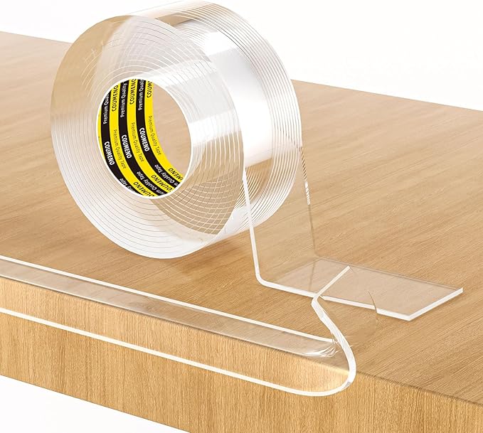 Clear Edge Protector, 0.8in x 9.84FT, Safe Corner Protector, Anti-Sharp Edge Protector, for Furniture, Drawers, Tables, Cabinets