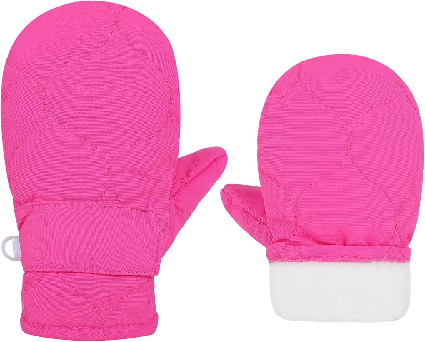 Toddler Gloves Kids Mittens Winter Warm Lined Fleece Gloves Waterproof Snow Baby Mitten for Boys Girls