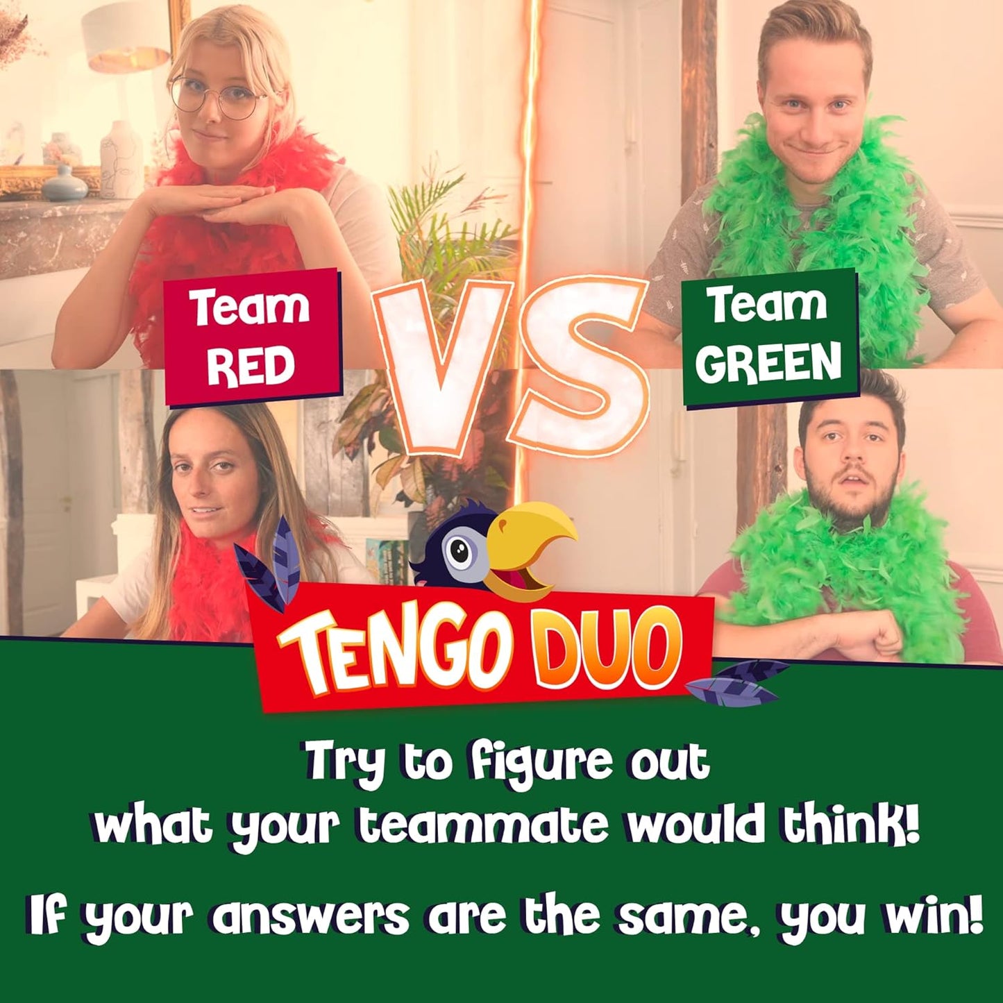 SAVANA Tengo Duo - Great Minds Only Matching Party Game | 3+ Players | Family Game for Kids and Adults
