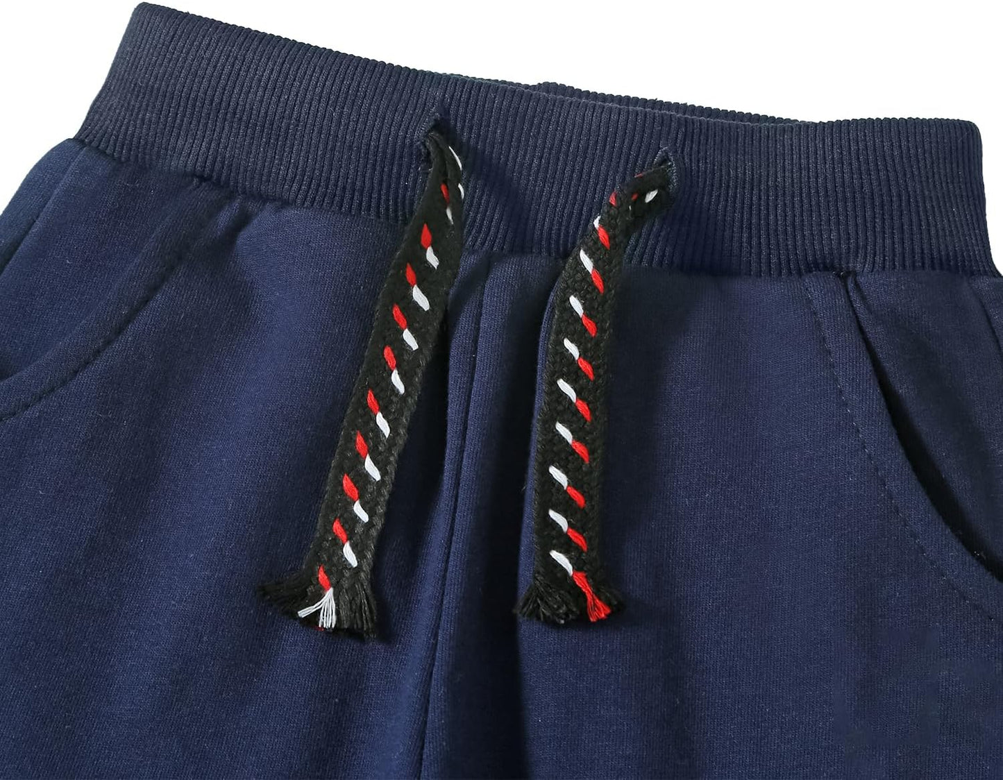 Bumeex Baby and Toddler Boys' 2-Pack Pull on French Terry Pants 1-7Y