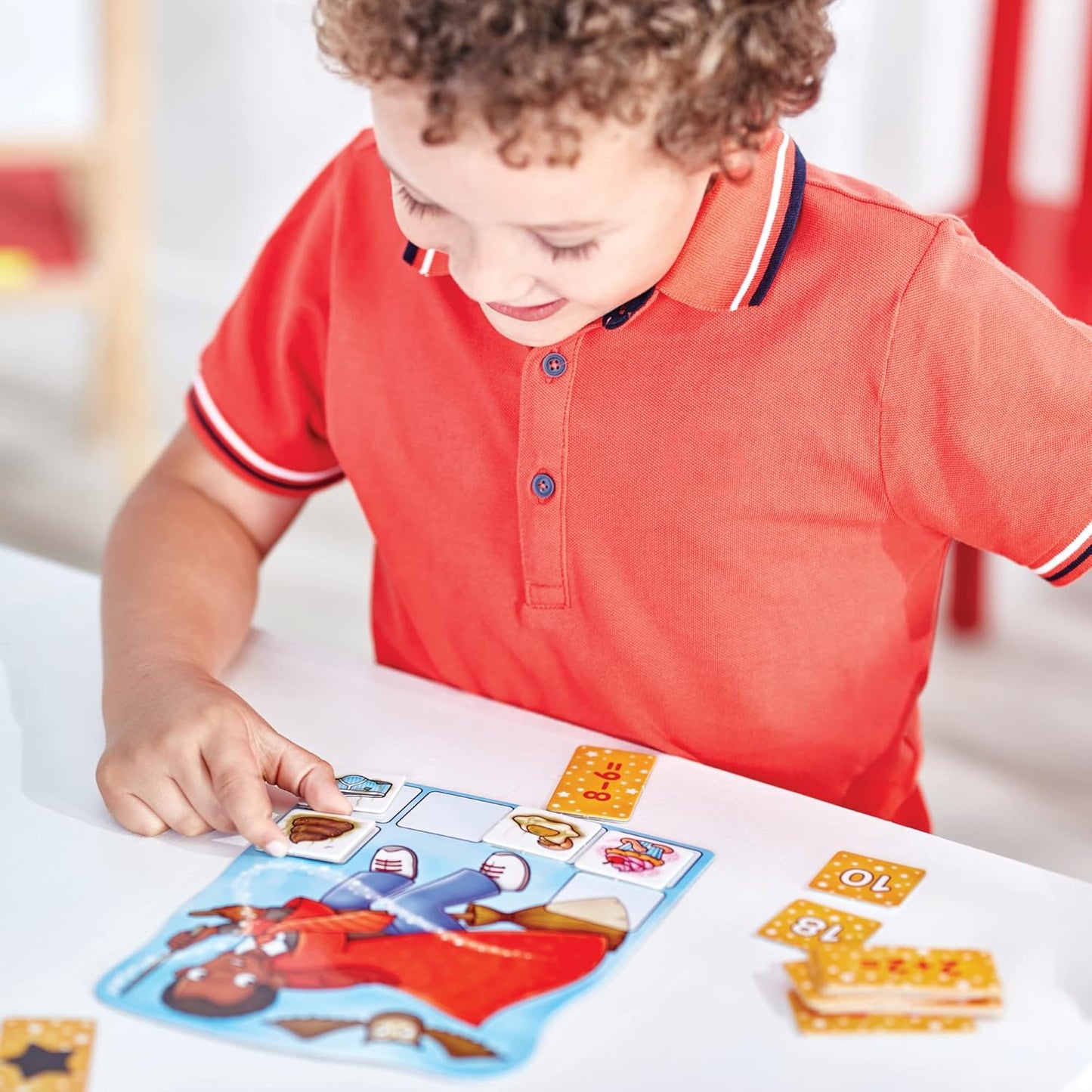 Orchard Toys Moose Games Magic Maths Game. an exciting and spellbinding Math Game. for Ages 5-7 and for 2-4 Players