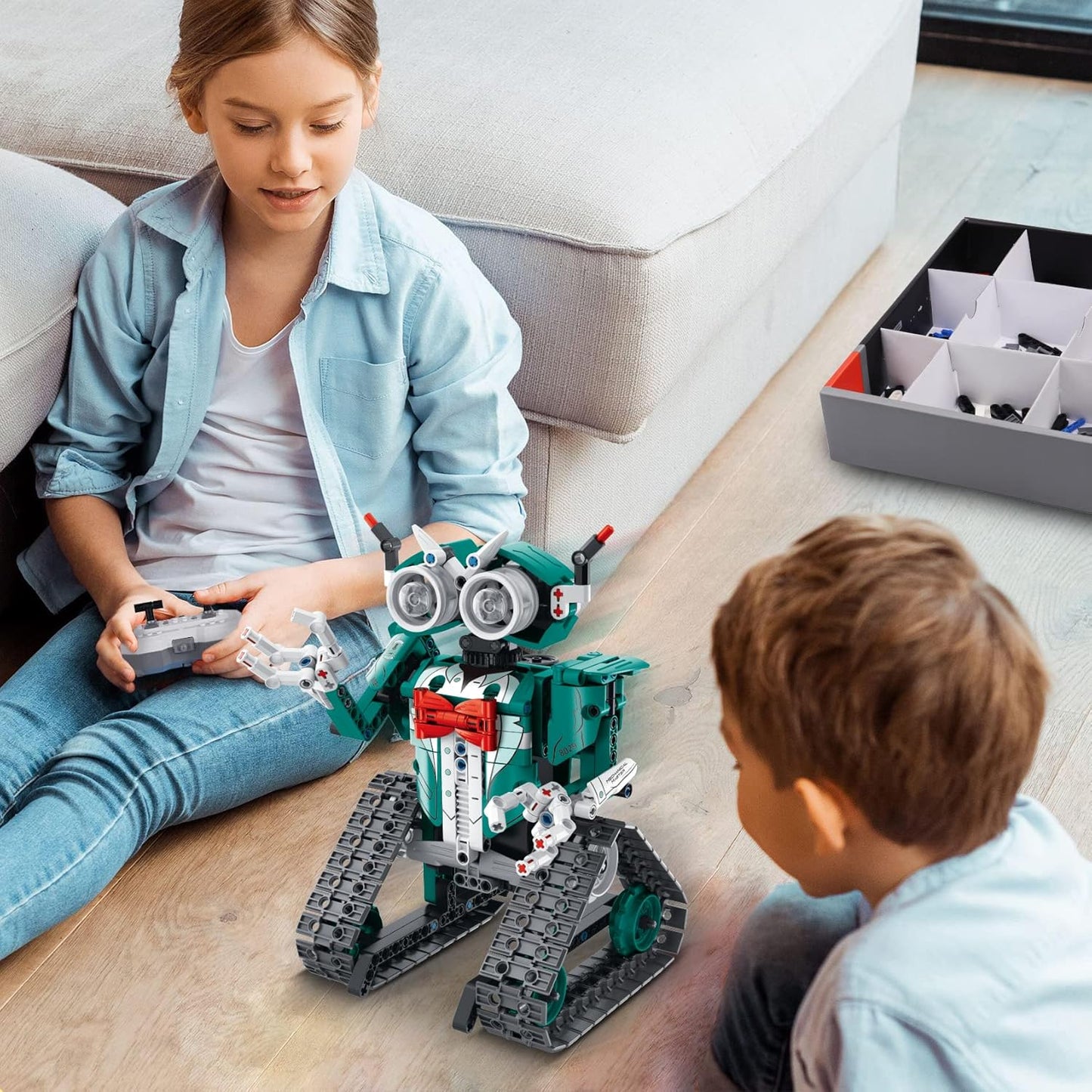 APP/Remote Control STEM Building Kits for Kids Ages 8-12 - 3 in 1 RC Robot Car Toys, 440 Pcs Educational Science Projects, Gift Ideas for Boys Girls