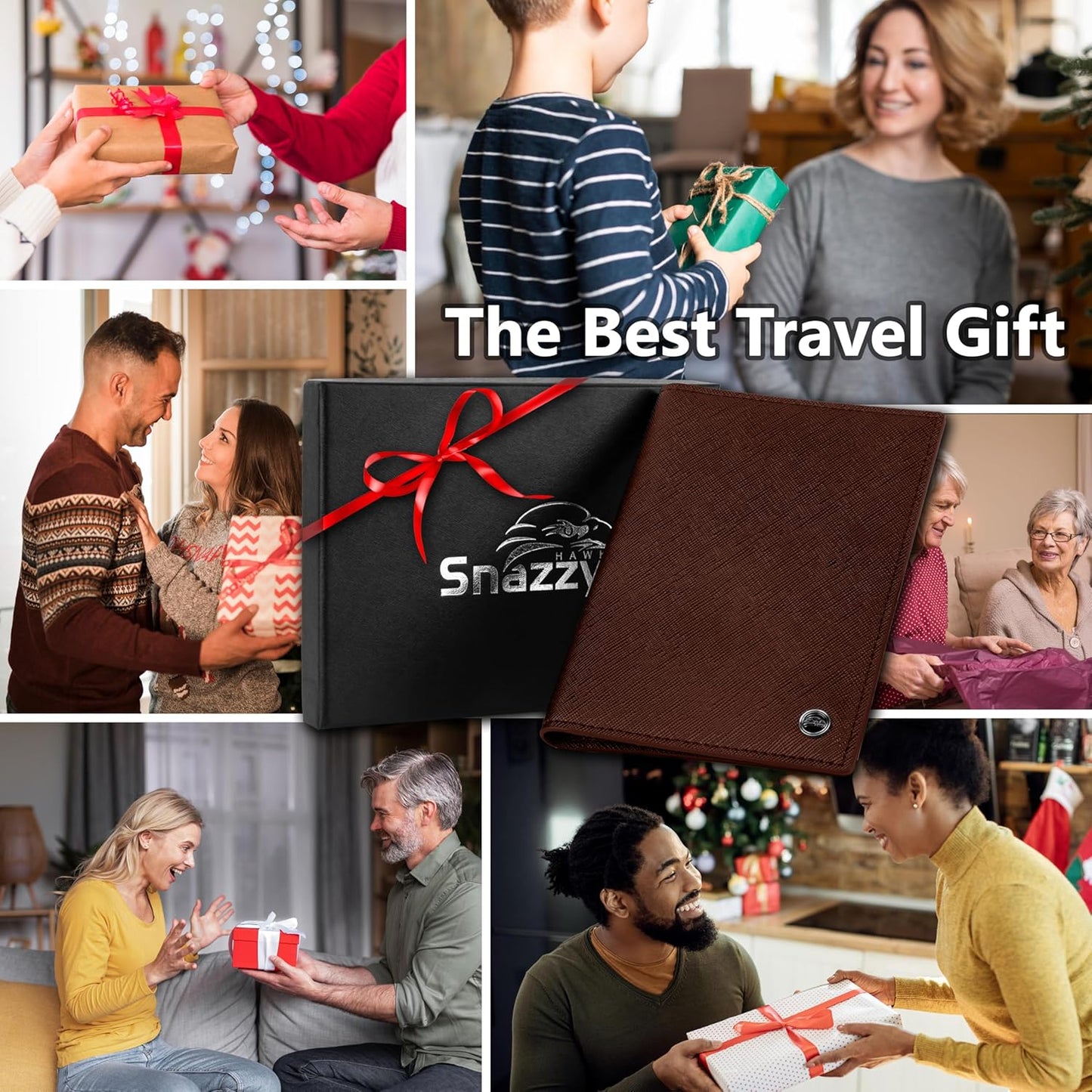 2 Passport Holder - Travel Essentials, RFID Blocking Wallet Credit Card Organiser, Plain Accessories Slim Cover For Men & Women