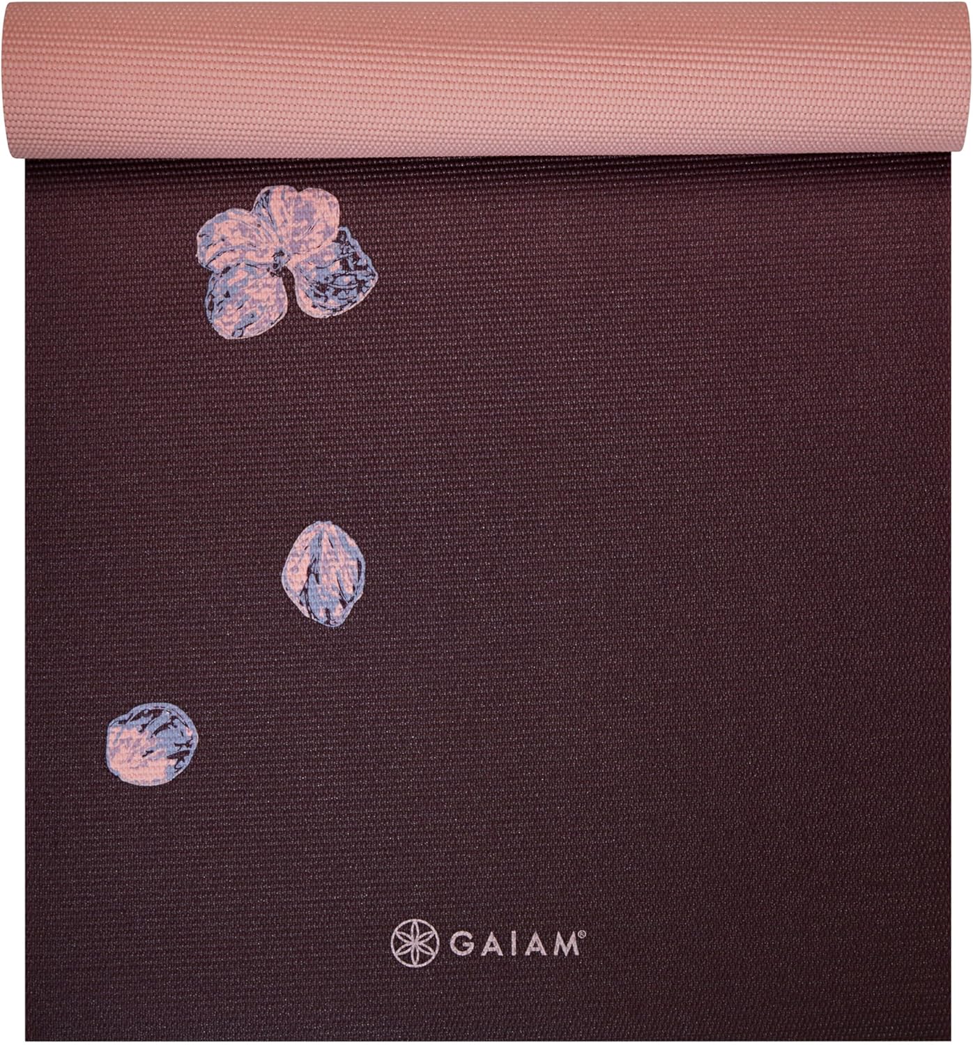 Gaiam Yoga Mat - Premium 6mm Print Extra Thick Non Slip Exercise & Fitness Mat for All Types of Yoga, Pilates & Floor Workouts (68"L x 24"W x 6mm Thick)