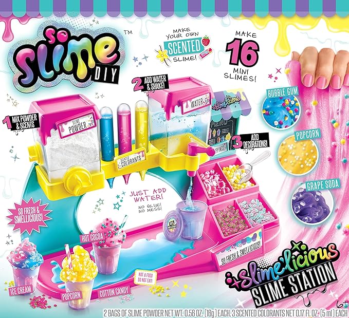 Canal Toys So Slime DIY Slime’Licious Slime Station - Make Your own Food Scented Slime - Just add Water! No Glue Required. 6+