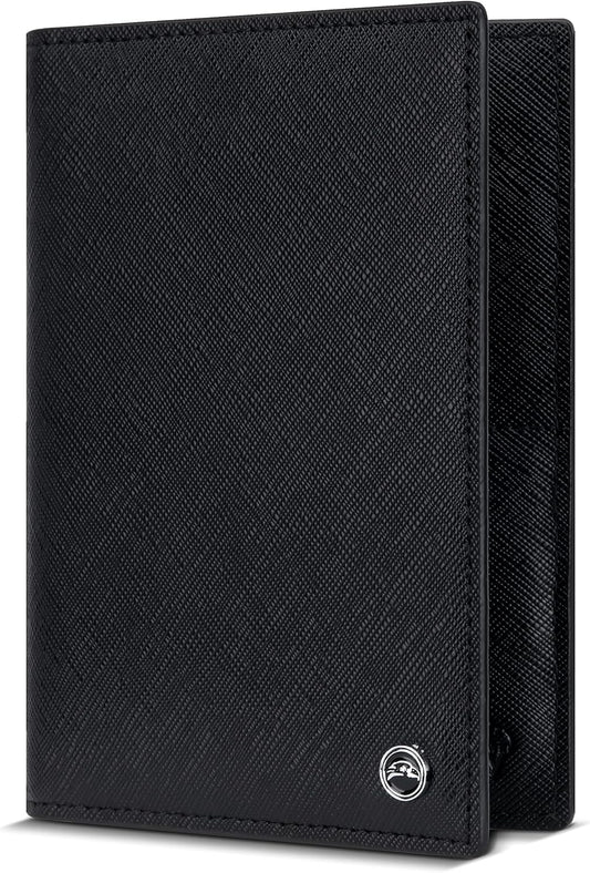 2 Passport Holder - Travel Essentials, RFID Blocking Wallet Credit Card Organiser, Plain Accessories Slim Cover For Men & Women