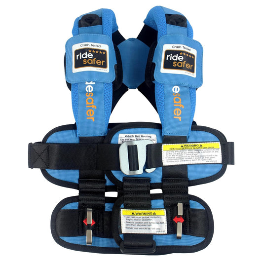 Extra Large Blue, Lightweight, Compact, Portable Car Seat - Perfect for Travel and Everyday Child Safety